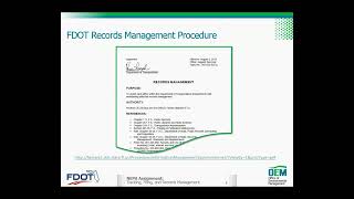 NEPA Assignment Project File Data Management