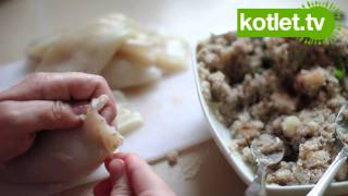 Kalmary nadziewane kaszą gryczaną przepis - KOTLET.TV