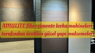 Amulite Group tam otomatik fiber çimento levha makine ve ekipmanları