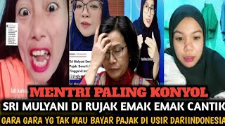 MENTRI KONYOL‼️TAK BAYAR PAJAK JANGAN TINGGAL DI INDONESIA‼️SRI MULYANI DI RUJAK EMAK EMAK CANTIK