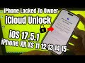 How to Unlock iCloud Bypass iPhone Locked to Owner iOS 17 x