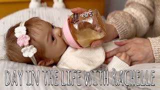 Day In The Life With Baby Rachelle🧸 Newborn Feeding \u0026 Changing Video| Emilyxreborns