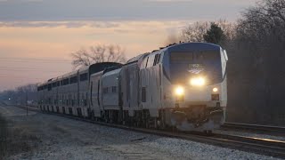 FAST Amtrak trains and a visit from the CPKC holiday train on the C\u0026M sub!