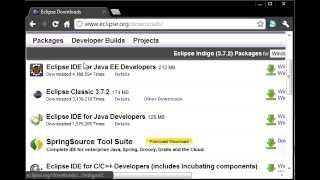 Java Programming Tutorial - 2 - Downloading and installing eclipse