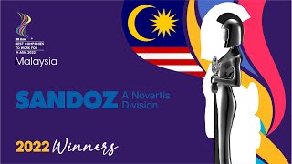 SANDOZ MALAYSIA - 2022 Malaysia HR ASIA Best Companies to Work for in Asia