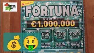 🤩 Raspadinha da FORTUNA! Só uma e... 🤑💰🎉 /Most Expensive 🇵🇹 Scratchcard \