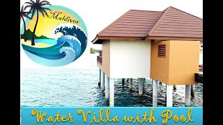 Water Villa With Pool || Varu By Atmosphere || Maldives || Maldives Luxury Resort || Aahana #aahana