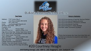 DCTC Blue Knights Softball: Courtney Heagle