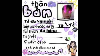 Giới thiệu bản thân