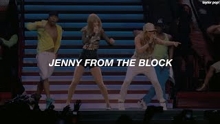 Jennifer Lopez & Taylor Swift - Jenny From The Block [Live Red Tour] (Sub Español)
