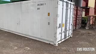 Refrigerated Shipping Containers for sale at EMS HOUSTON #SHORT