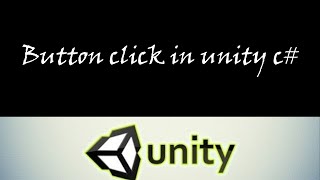 Call a Function using Button click unity c# tutorial