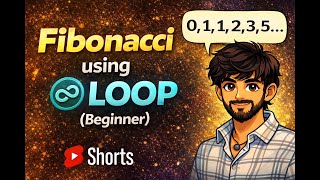 Fibonacci Series in Python using Loop | Python Shorts