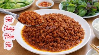 Cách Làm Thịt Chưng Mắm Tép thơm ngon đậm đà chuẩn vị | Góc Bếp Nhỏ