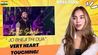 ARIJIT SINGH- Jo Bheji Thi Duaa | Mtv India Tour | REACTION