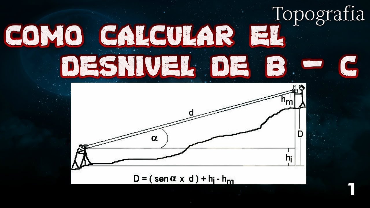 Como Calcular El Desnivel De B-C (Topografía)👈 - YouTube