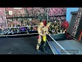 chris jericho hits kurt angle with a vicious elbow wwe aew stopmotion jakks unrivaled toys