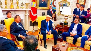 President Trump Meets Japanese Prime Minister in HIGH STAKES Talk!