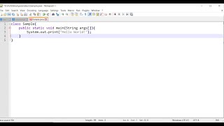 Type,compile and run Java programs in notepad++ without any plugin