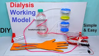 dialysis working model for science project exhibition - diy - simple and easy way | craftpiller