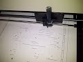 hewlett packard hp 7550 plus 8 pen plotter plotting shematics on a3