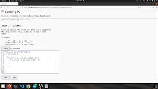 CodingJs (Codingbat) Array-2 --haveThree Javascript solution