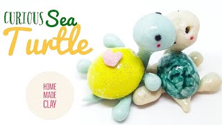 How to Make Curious Sea Turtle with Homemade Clay