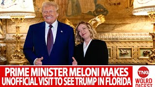 Prime Minister Meloni makes unofficial visit to see Trump in Florida