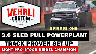 WCFAB's Legally Altered Sled Pull Truck - Engine Set Up Episode 1