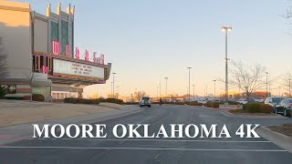 Moore Oklahoma 4K Drive - Sunset