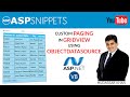 Implement Custom Paging in GridView using ObjectDataSource in ASP.Net using VB.Net