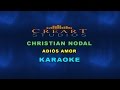 CHRISTIAN NODAL ADIÓS AMOR KARAOKE