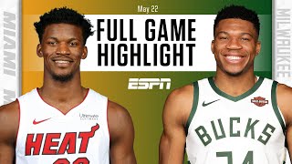Miami Heat at Milwaukee Bucks | Full Game Highlights