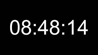 9 Hours (540 Minute) Timer with Alarm | Simple & Clean Countdown