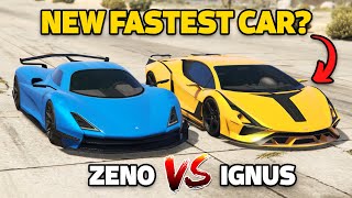 GTA 5 Online: ZENO VS IGNUS (WHICH IS FASTEST?) | Drag Race