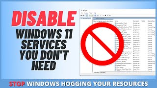 Disable Windows 11 Services You Don T Need Doovi