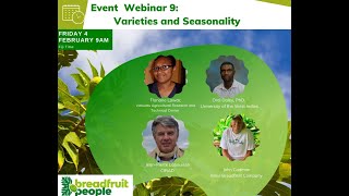 Webinar 9   Varieties \u0026 Seasonality