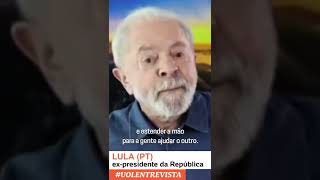 "Essa briga é de todos nós", Lula em entrevista ao UOL