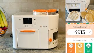 Rotimatic | Fully Automatic Roti Maker machine | How to make Roti | Demo | Cleaning Rotimatic