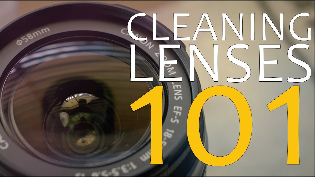 How To Clean Your Lenses - YouTube