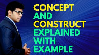 What is concept and construct in research? Difference between concept and construct Example || Urdu