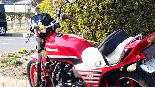 旧車夫婦 バブ嫁とホワイトデーツーリング実は行ってました Z400GP   CB400T   ホーク2