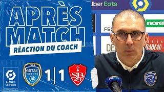 ESTAC 1-1 Brest | Réaction du coach troyen