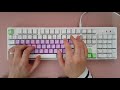 mechanical keyboard kailh optical typing asmr click clack