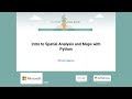 Christy Heaton - Intro to Spatial Analysis and Maps with Python - PyCon 2018