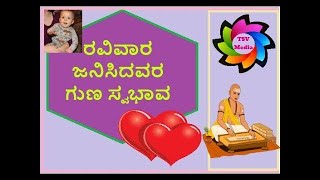 ರವಿವಾರ ಹುಟ್ಟಿದವರ ಗುಣ ಸ್ವಭಾವ ಈ ರೀತಿ ಇರುತ್ತದೆ, sunday born personality prediction in Kannada