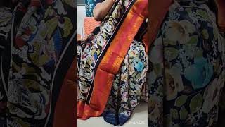 Kalamkari nellore silk kanchi border beautiful saree 2400 all over India free shipping  #like #short