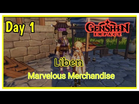 Liben Location – Wonderful Merchandise Event – Day 1 | GenshinImpact | New event