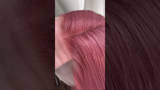 Custom Pink Wig #wigs #frontalwig #customwigs #pinkhair #newhairagenda