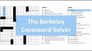 The Berkeley Crossword Solver | Demo